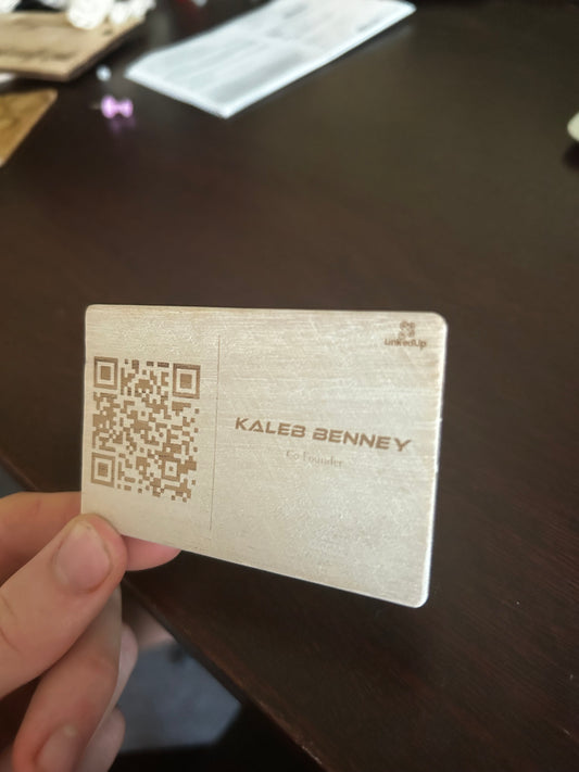 Premium Wood Business Card