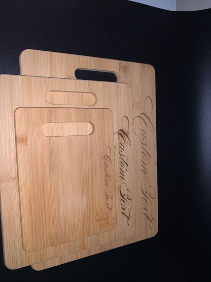 Custom Bamboo Cutting Board