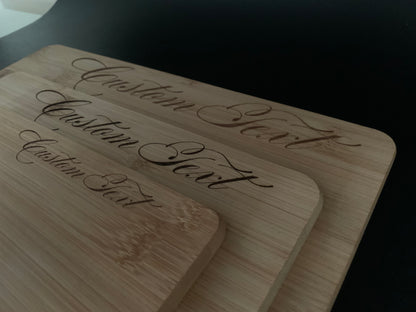 Custom Bamboo Cutting Board