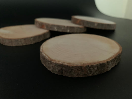 Custom engraved wood coasters